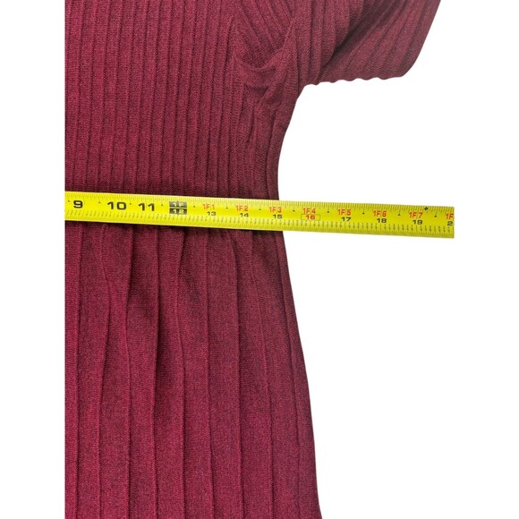 Eileen Fisher Dress Size Petite Small 100% Wool Italian Yarn Rib Release Pleats - Picture 8 of 14
